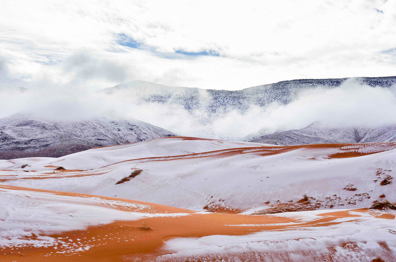 Σαν σήμερα 19 Φεβρουαρίου: Πέφτει χιόνι στη Σαχάρα